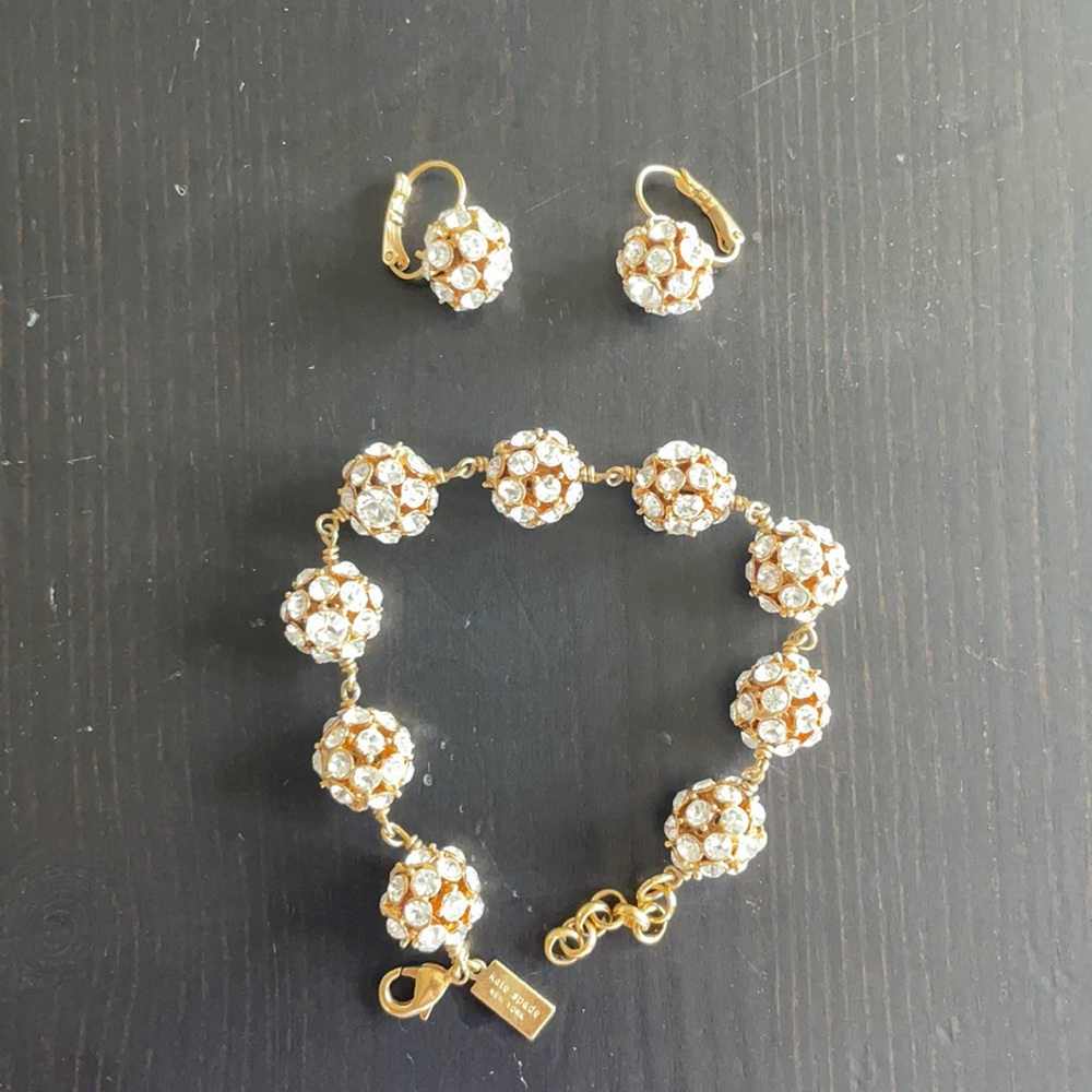 Kate Spade bracelet and earrings